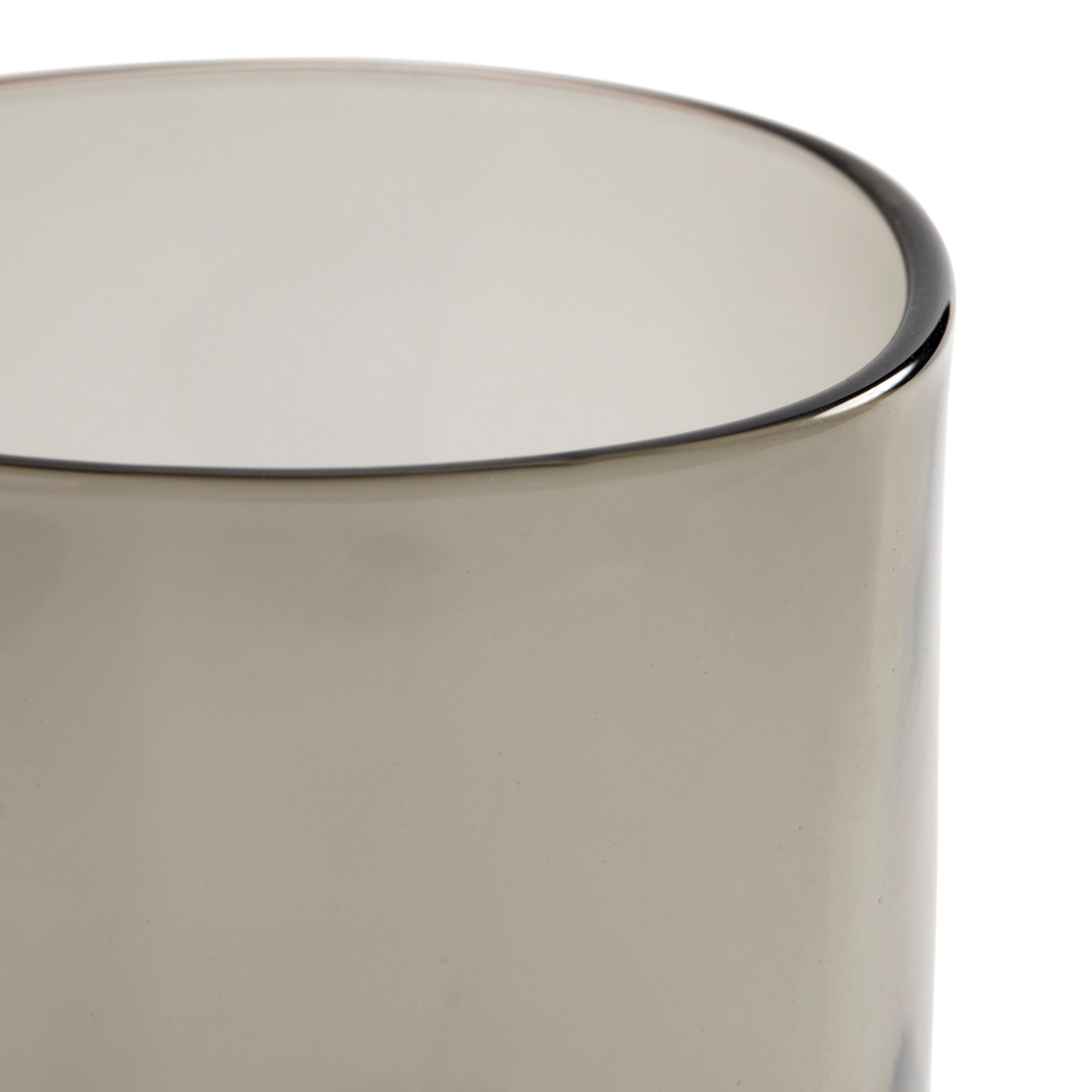 Glas Furo stort, 4 stk. - Røget